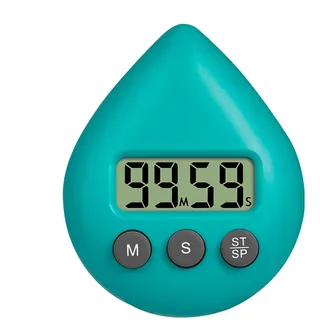 Timer Für Kinder – Wasserdichter Duschtimer | Saugnapf-Timer Mit LCD-Display | Kurzzeitwecker Magnetisch Geeignet Für Bad, Küche, Lernzeiten Und Zeitmanagement Im Alltag