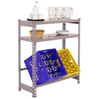 Simonrack Getränkekistenregal 100 x 80 x 30 cm Grau
