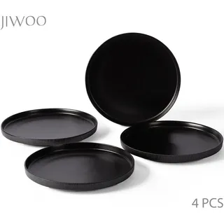 JIWOO Teller Ø 21 cm schwarz 4er Set