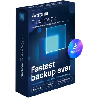 Acronis True Image 2025, 3 Geräte PC/Mac, DAUERLIZENZ, Digitaler Download, DE