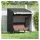Hollywoodschaukelabdeckung 135 x 100 x Schwarz