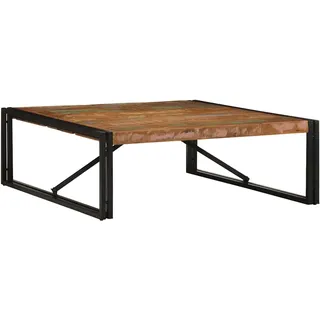 vidaXL Couchtisch Mehrfarbig Altholz 100 x 100 x 35 cm