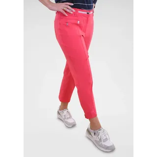 7/8-Hose NAVIGAZIONE Gr. 46, N-Gr, rosa (hibiskus) Damen Hosen Stoffhosen mit Druckknöpfen am Beinabschluss