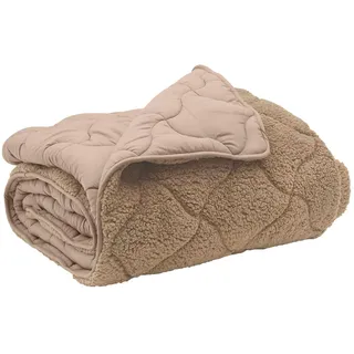 vidaXL Sommerdecke 135 x 200 cm Sommer Taupe Atmungsaktiv