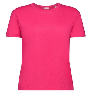 Esprit T-Shirt Baumwoll-T-Shirt mit Rundhalsausschnitt (1-tlg) rot XLEsprit