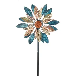 Kobolo Windrad Dekostecker Ornament XXL 50 x 195 cm Braun