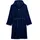 Unisex Kinder Fleece-Bademantel Morgenmantel marine 158/164