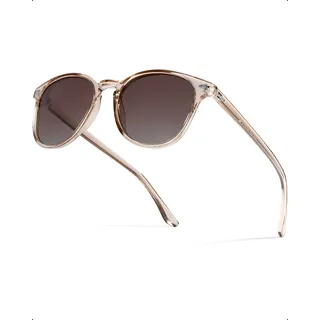 Myiaur Überzieh Sonnenbrille Damen - UV400 Polarisiert Überbrille Sonnenbrille Aufsatzbrille Für Brillenträger, Leichtes Überbrille Für Autofahren A232 - 52 mm