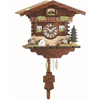 Trenkle Kuckulino Schwarzwalduhr Schweizerhaus mit Quarzwerk und Kuckuckruf TU 2035 PQ