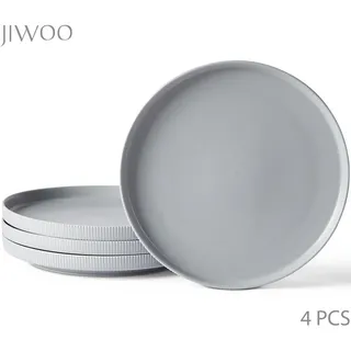 JIWOO Teller Ø27,7 cm grau 4er Set
