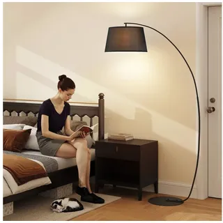 Homcom Stehlampe Wohnzimmer 1D13NT00C020A Schwarz