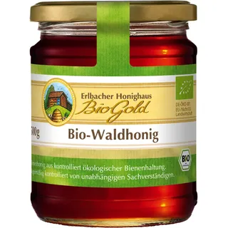 erlbacher-honighaus Honig Waldhonighonig aus EU-Ländern, BIO, flüssig, im Glas, 500 g