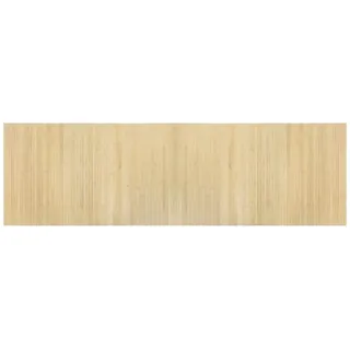 vidaXL Bambusteppich Küchenläufer 60 x 200 cm Beige
