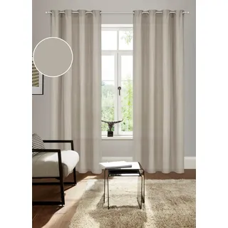 Bruno Banani Lagan Ösen 140 x 145 cm Braun/ Grau 2 St.
