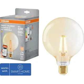 Osram LED-Lampe 6 W E27 680 lm warmweiß