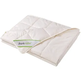 franknatur Sommerdecke 200x200 - Lyocell Tencel Bettdecke mit Bio Baumwolle Bezug, leichte Sommerbettdecke, atmungsaktiv, Oeko-TEX, Allergiker geeignet