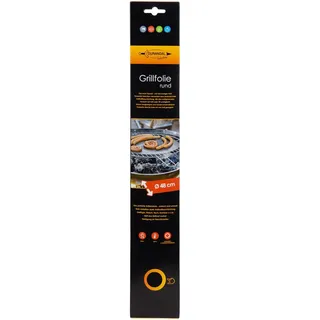 Durandal Grillmatte für Gasgrill - Grillplatte - Grillfolie für Gasgrill & Holzkohlegrills mit Antihaftbeschichtung - BBQ Grillmatten für Holzkohle - Wiederverwendbare - Grill Zubehör (Rund)