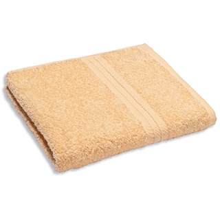 Handtuch aus Baumwolle, Beige, 70 x 140 cm - Beige