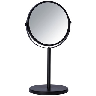 WENKO Kosmetikspiegel, BxH: 18,5 x 15 cm - schwarz