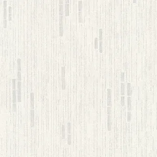 Bricoflor Vlies Glitzertapete in Weiß Helle Vliestapete mit Glitzer Effekt Streifen Einfarbige Tapete Dezent Ideal für Wohnzimmer und Schlafzimmer
