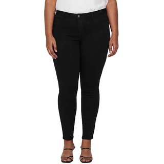 ONLY Carmakoma Carthunder Push Up Reg Skinny Jeans Noos, Noir (Black Black), W41 (Herstellergröße: 54) Damen