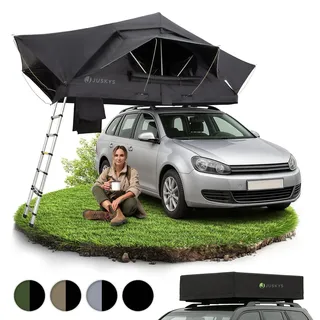 Juskys Autodachzelt Lago 140 x 240 cm Schwarz