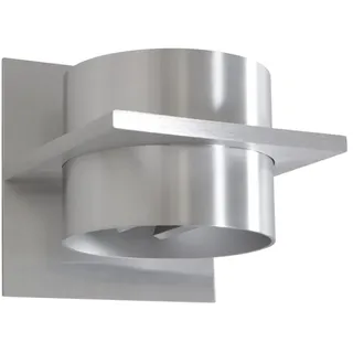 Steinhauer Wandleuchte MURO, Up/Down, rund/eckig, inkl. G9 LED 3W 2700K 300lm, mit Blendklappen, dimmbar, Stahl gebürstet STE-3366ST