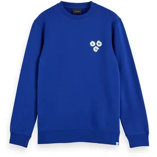 Scotch & Soda Herren Pullover Crewneck Sweat 153578-1148 S - True Blue - S