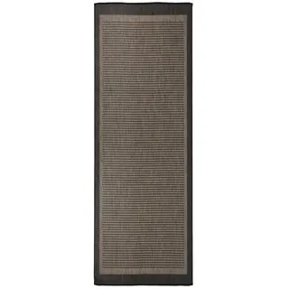 vidaXL Outdoor-Teppich Flachgewebe 80x250 cm Dunkelbraun