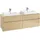 Waschbeckenunterschrank C02400VJ 160 x 55 cm Nordic Oak