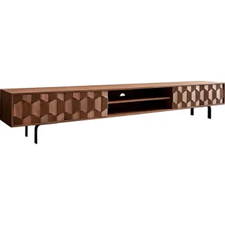 DeLife Fevo Lowboard 240 cm Braun 40 cm x 35 cm Holz