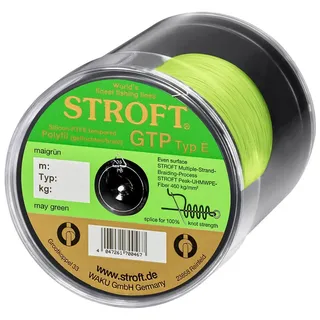 Waku Stroft Schnur GTP Typ E geflochten maigrün 400m, Typ E4 9.50kg