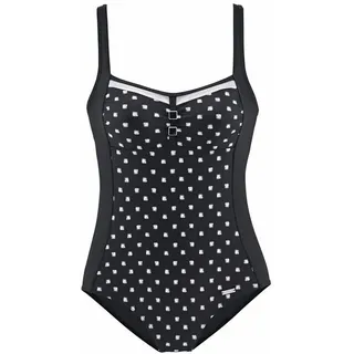 LASCANA Badeanzug 48 Schwarz/Weiß Cup B
