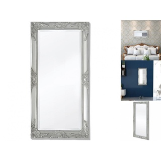vidaXL Spiegel Wandspiegel im Barock-Stil 100x50 cm Silber silberfarben