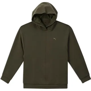 Puma Cloudspun Hoodie Dark Olive S
