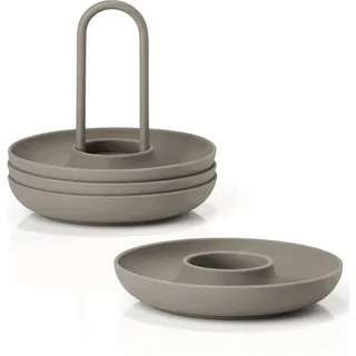 ZONE Denmark Eierbecher Taupe 4 St.