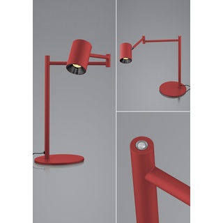 HELL Tischleuchte PEPE (LH 50x44 cm) LH 50x44 cm rot Tischlampe Klemmleuchte Schreibtischleuchte Schreibtischlampe - rot