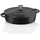 28 cm rund flach schwarz