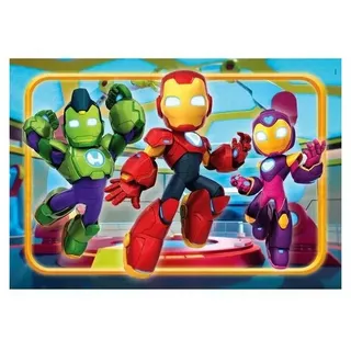 MARVEL Lernspielzeug Avengers Trio Iron Man und sein Superteam 30-Teile-Puzzle