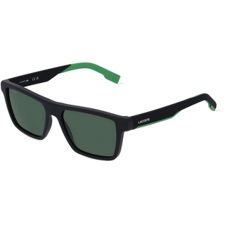 Lacoste L998S Herren-Sonnenbrille Vollrand Eckig Kunststoff-Gestell, schwarz