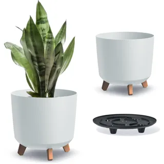 Prosperplast Gracia Tubus Ø 29,8 x 28,5 cm Weiß