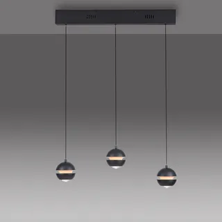 Schöner Wohnen LINI 3-flg. 10 cm eckig schwarz