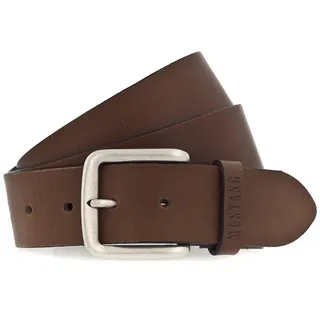 Mustang Herrengürtel Leder 110 cm Braun