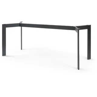 [en.casa] Verg 140 x 72 x 70 cm Schwarz