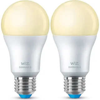 WIZ LED 8W/927 E27 A60, 2er-Pack