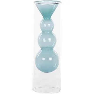 Beliani Blumenvase Glas transparent KALOCHI