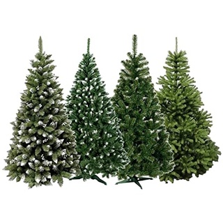 Weihnachtsbaum Fichte Tannenbaum Schneetanne 150cm 180cm Schnee Künstlicher Christbaum Tanne Weihnachten Weihnachtsschmück (Perle 150cm)