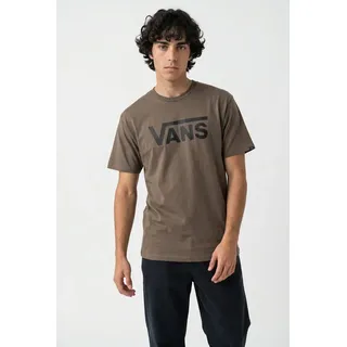 Vans T-Shirt MNVANSCLASSIC Kurzarm, mit Rundhalsausschnitt, aus Baumwolle braun S (44/46)