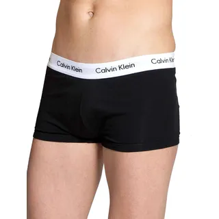 Calvin Klein Herren Low Rise Trunk 3pk Boxershorts, Schwarz (Black/White/Grey Heather 998), XS (3er Pack)