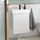 Waschbeckenunterschrank Anschlag links 41 x 55 cm Glossy White